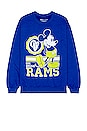 view 1 of 4 Rams Mickey Crewneck in Royal