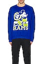 view 4 of 4 Rams Mickey Crewneck in Royal