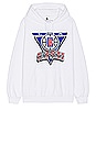 view 1 of 4 Clippers Triangle Hoodie in White