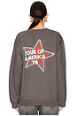 view 3 of 4 The Rolling Stones America 78 Sweatshirt in Charcoal