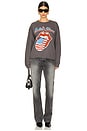 view 4 of 4 The Rolling Stones America 78 Sweatshirt in Charcoal