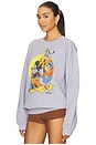 view 2 of 4 Donald And Pals Fleece Sweatshirt in Heather Grey