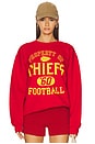 view 1 of 4 Chiefs Property Crew Fleece Sweatshirt in Red