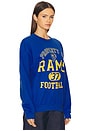 view 2 of 4 Rams Property Crew Fleece Sweatshirt in Royal Blue