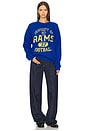 view 4 of 4 Rams Property Crew Fleece Sweatshirt in Royal Blue