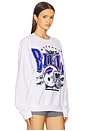 view 2 of 4 Bills Conversion Crew Fleece Sweatshirt in White