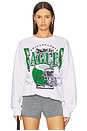 view 1 of 4 Eagles Conversion Crew Fleece Sweatshirt in White