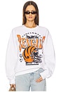 view 1 of 4 Bengals Conversion Crew Fleece Sweatshirt in White