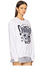 view 2 of 4 Cowboys Conversation Crew Sweatshirt in White