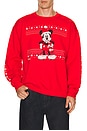view 1 of 4 Winter Wear Mickey Sweatshirt in Red