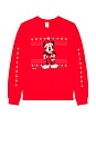 view 4 of 4 Winter Wear Mickey Sweatshirt in Red