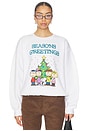 view 1 of 4 Peanuts Seasons Greetings Sweatshirt in White