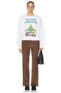 view 4 of 4 Peanuts Seasons Greetings Sweatshirt in White