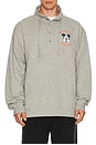 view 2 of 4 Mickey Mouse Fleece Yoke Sweatshirt in Heather Grey
