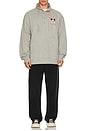 view 3 of 4 Mickey Mouse Fleece Yoke Sweatshirt in Heather Grey