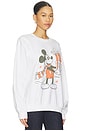 view 2 of 4 Mickey Presents Sweatshirt in White