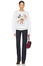 view 4 of 4 Mickey Presents Sweatshirt in White