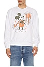 view 1 of 4 Mickey Presents Sweatshirt in White