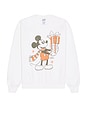view 4 of 4 Mickey Presents Sweatshirt in White