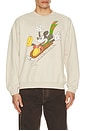 view 1 of 4 Mickey Sledding Sweatshirt in Sand