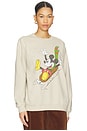 view 2 of 4 Mickey Sledding Sweatshirt in Sand