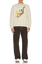 view 3 of 4 Mickey Sledding Sweatshirt in Sand