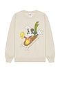 view 4 of 4 Mickey Sledding Sweatshirt in Sand