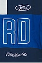 view 6 of 6 Ford Windbreaker Jacket in Lagoon Blue