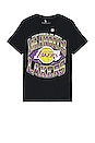 view 1 of 3 Lakers Chrome Lines Flea Market Tee in Black