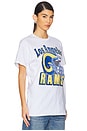 view 2 of 4 Rams Throwback Helmut Tee in White