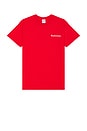 view 2 of 4 Budweiser Label Tee in Cherry Red