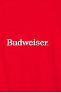 view 3 of 4 Budweiser Label Tee in Cherry Red