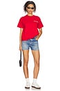 view 4 of 4 T-SHIRT in Cherry Red