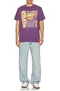 view 2 of 4 CAMISETA RETRO LAKERS 17X CHAMPS in Purple