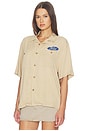 view 2 of 4 Ford Mustang Camp Shirt in Camel