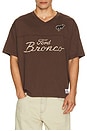 view 1 of 5 Ford Mustang Soccer Jersey in Chocolate Fudge