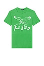 view 5 of 4 T-SHIRT EAGLES in Kelly