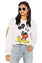 view 1 of 4 Mickey Mouse Classic Oversized Sweatshirt in Ash Heather