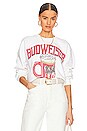 view 1 of 5 GOLA CARECA ESTAMPADA BUDWEISER STEIN in White