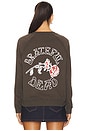 view 4 of 5 Grateful Dead Tour 72 Crew Fleece in Vintage Black