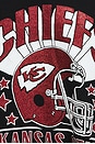 view 5 of 5 Chiefs Glitter Helmet Crew Fleece in Black