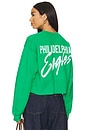 view 1 of 6 Eagles Bling Crop Crew Sweatshirt in Kelly
