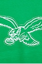 view 6 of 6 Eagles Bling Crop Crew Sweatshirt in Kelly