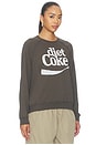 view 2 of 4 JERSEY DIET COKE RAGLAN  in Vintage Black