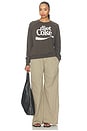 view 4 of 4 JERSEY DIET COKE RAGLAN  in Vintage Black
