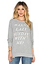 view 1 of 3 SWEAT LAZY SUNDAY in Dove Heather Grey