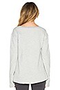 view 3 of 3 Hello Sweatshirt in Light Heather Grey