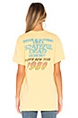view 3 of 4 Grateful Dead 1980 Tour Tee in Banana Yellow