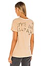 view 4 of 5 Runaways Live In Japan Tee in Camel