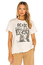 view 2 of 5 AC/DC Highway To Hell Tee in Birch Bleach Dye